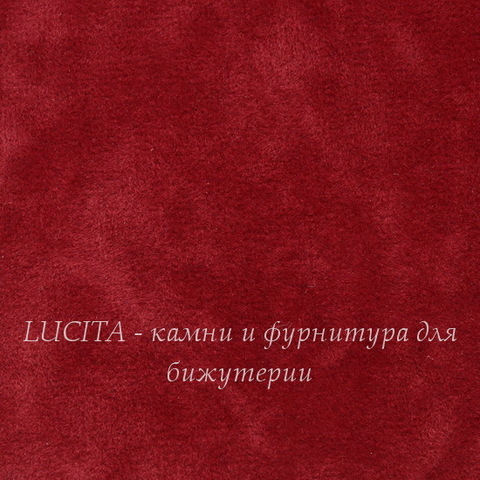 Замша искусств., темно-красная, лист 30х20 см
