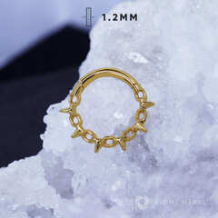 Кликер Thorns PVD Yellow 1.2мм-