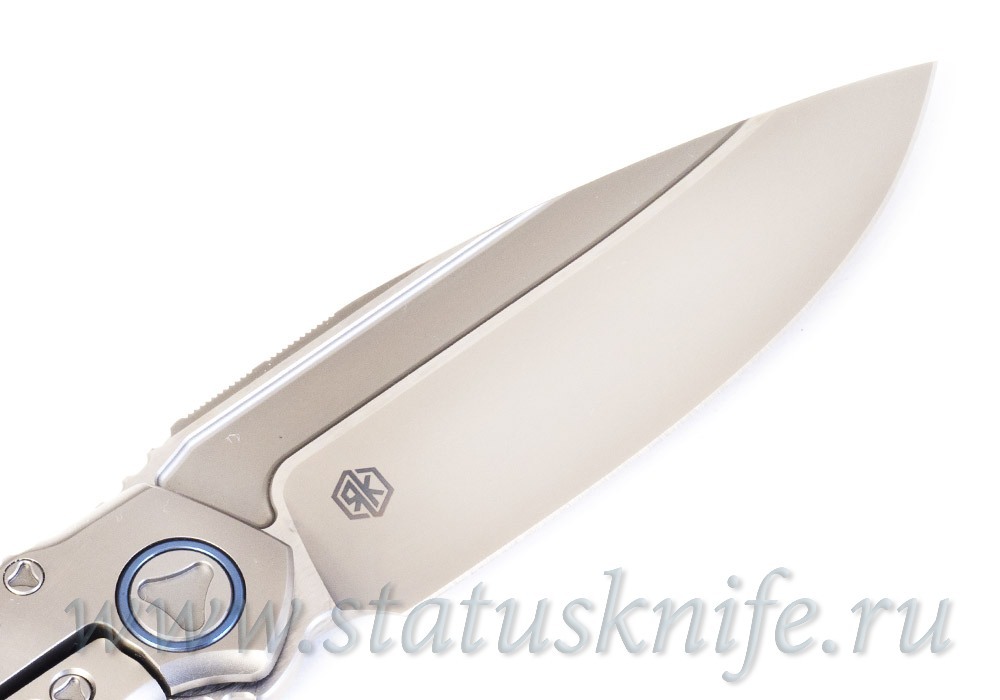 Нож Microtech Anax Integral 190C-7CFITI Bead Blast