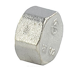 Заглушка латунь никель Ду 25 (1") ВР 9016 ГОСТ 32585-2013 Aquasfera 9016-03