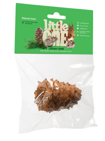 Little One лакомство для грызунов Кедровая шишка