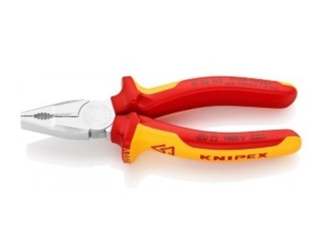 Плоскогубцы комбинированные 1000V KNIPEX KN-0106160, 160 мм