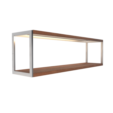 Steel shelf with wood GARAGE