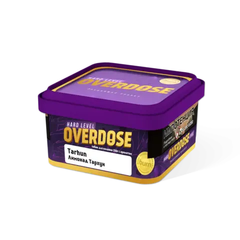 М. Табак для кальяна Overdose Лимонад тархун, 200 гр.
