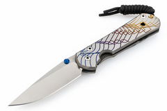Фото Нож складной Chris Reeve Large Sebenza 21, сталь CPM S35VN, рукоять титан с рисунком Waveform