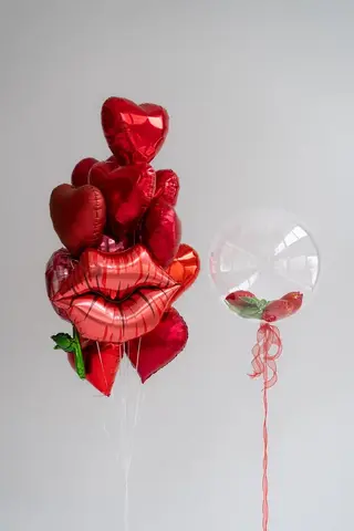 Сет гелиевых шаров 