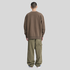 Свитшот Alpha Industries Essential Crewneck Espresso (Темно-Коричневый)