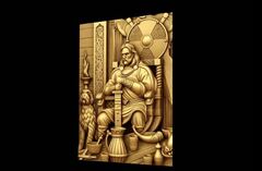 Силиконовый молд Панно Ярл (Картины Ожиганова Славянский мир)