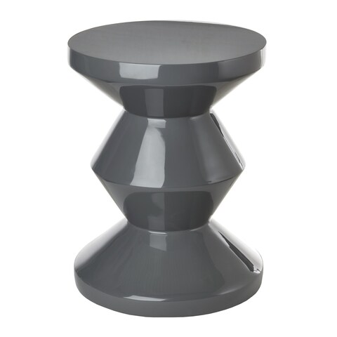 Приставной столик Pols Potten Zig Zag grey, серый
