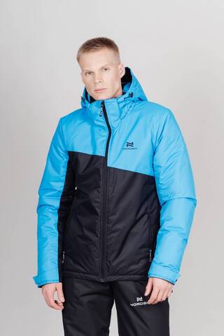 Мужская зимняя лыжная куртка Nordski Active синий-черный