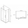 Abber Schwarzer Diamant AG30150MH-S70M-S70M Душевой уголок, 150x70x195, цвет: хром