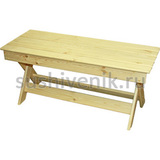 Лавка из ангарской сосны, 120*44,5*40 см - 2
