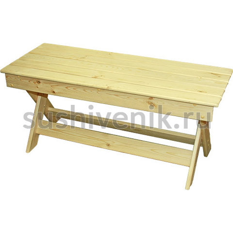 Лавка из ангарской сосны, 120*44,5*40 см - 3