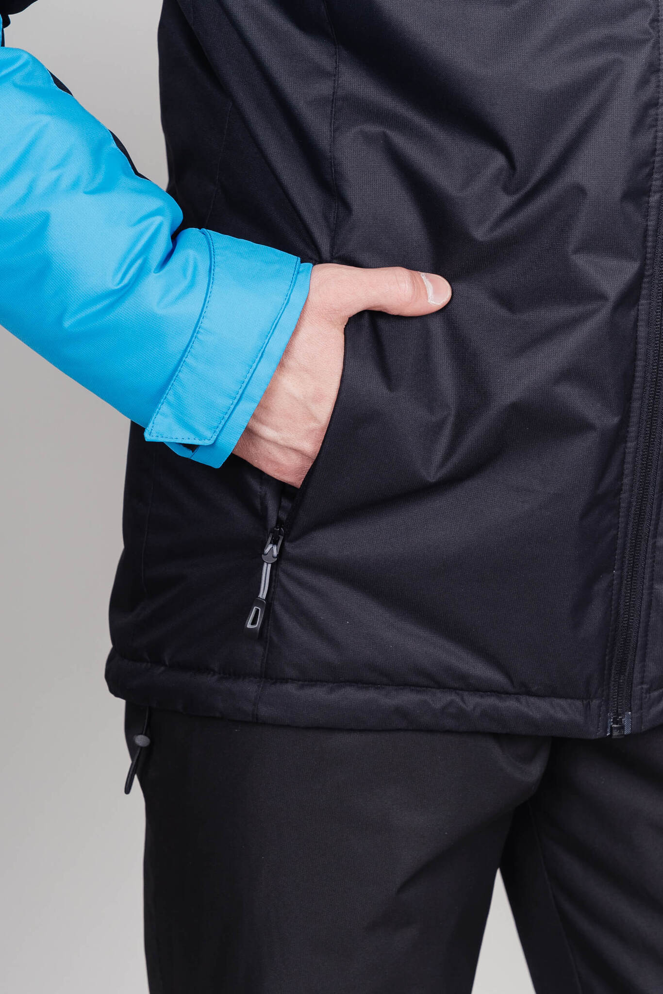 Мужская зимняя лыжная куртка Nordski Active синий-черный - 6