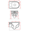 ArtCeram The One THV001 01 00 BI Унитаз подвесной, цвет: белый