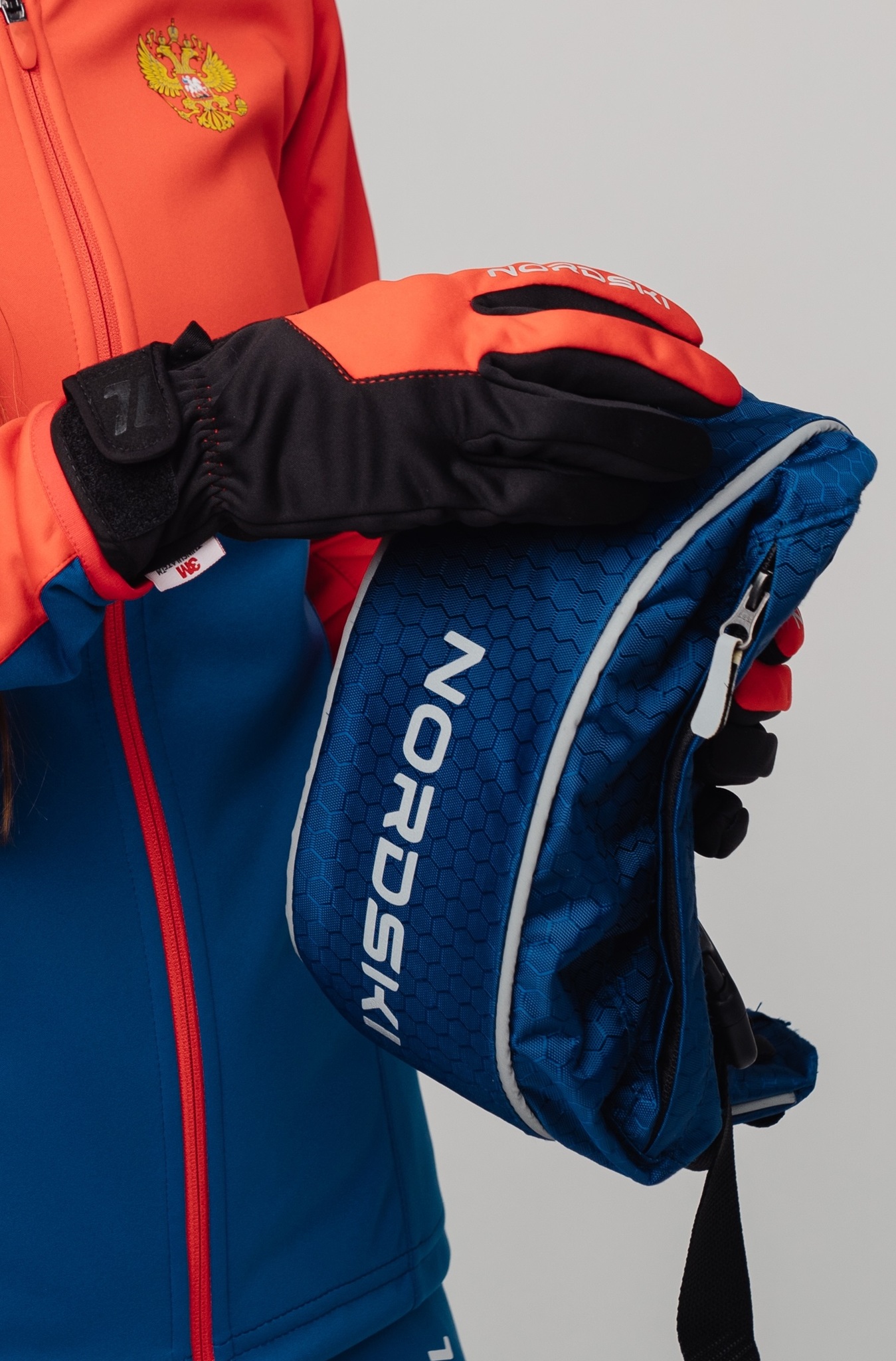 Nordski Jr Racing WS перчатки гоночные детские черные-красные - 2