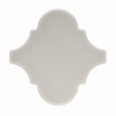 Adex Renaissance Arabesco Liso Silver Mist 15x15