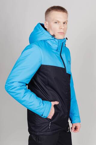 Мужская зимняя лыжная куртка Nordski Active синий-черный