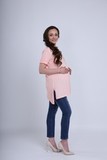 Футболка для беременных 09559 розовый