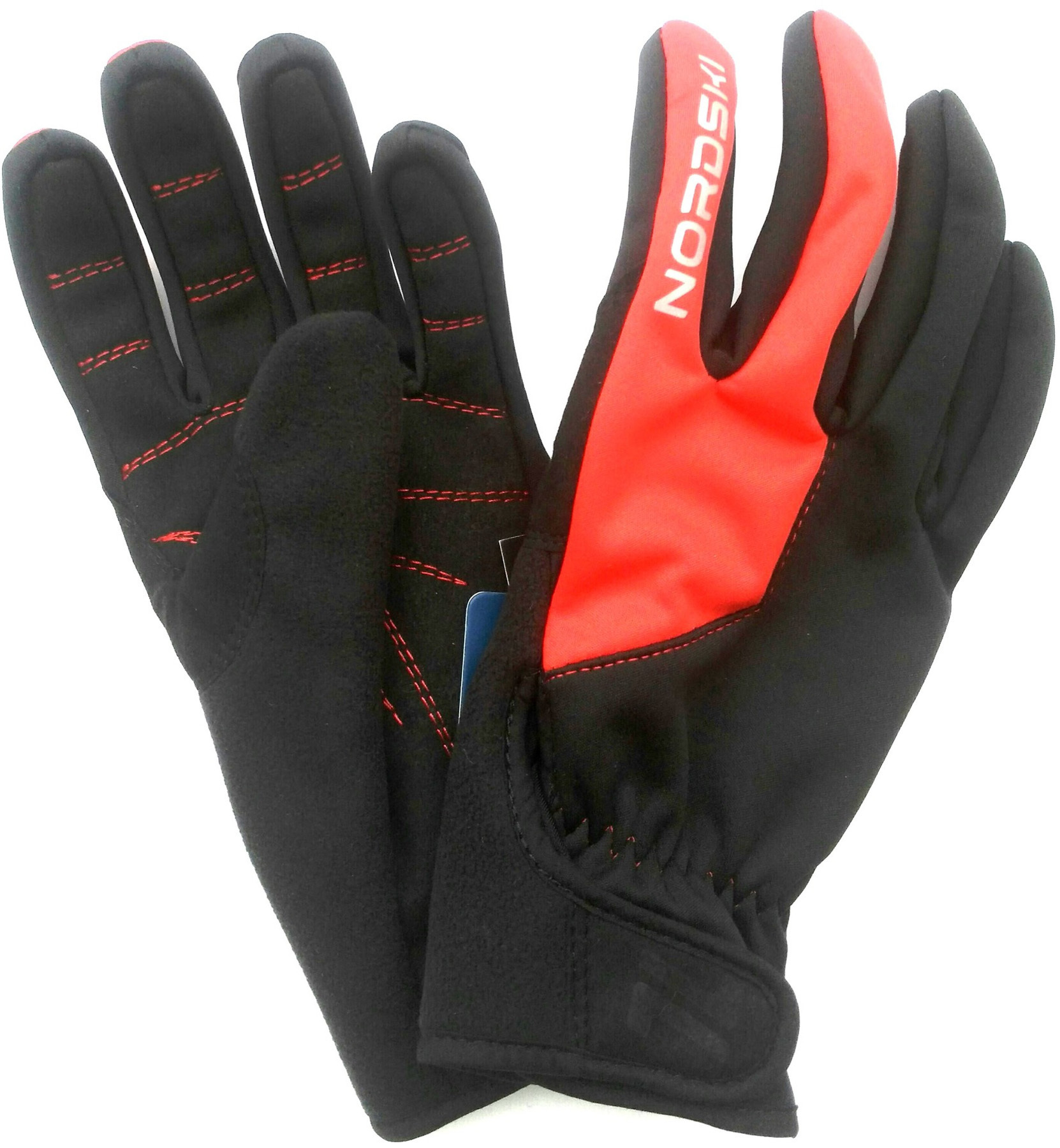 Nordski Jr Racing WS перчатки гоночные детские черные-красные