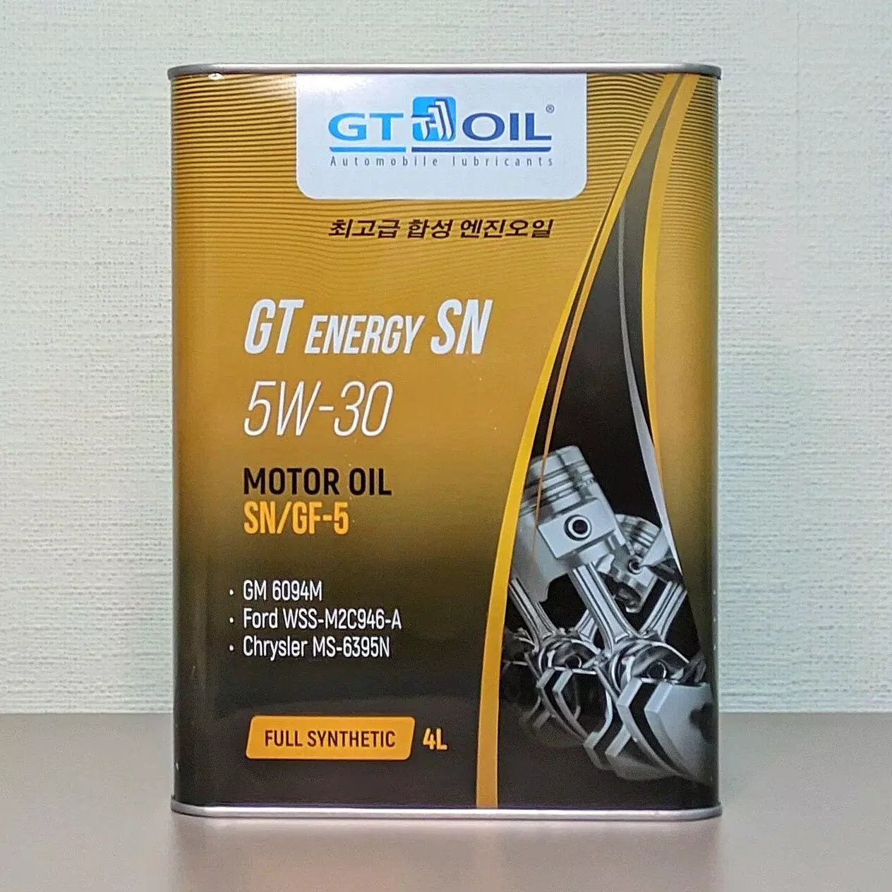 Моторное масло GT OIL GT Energy SN 5W30 синтетическое, 4л