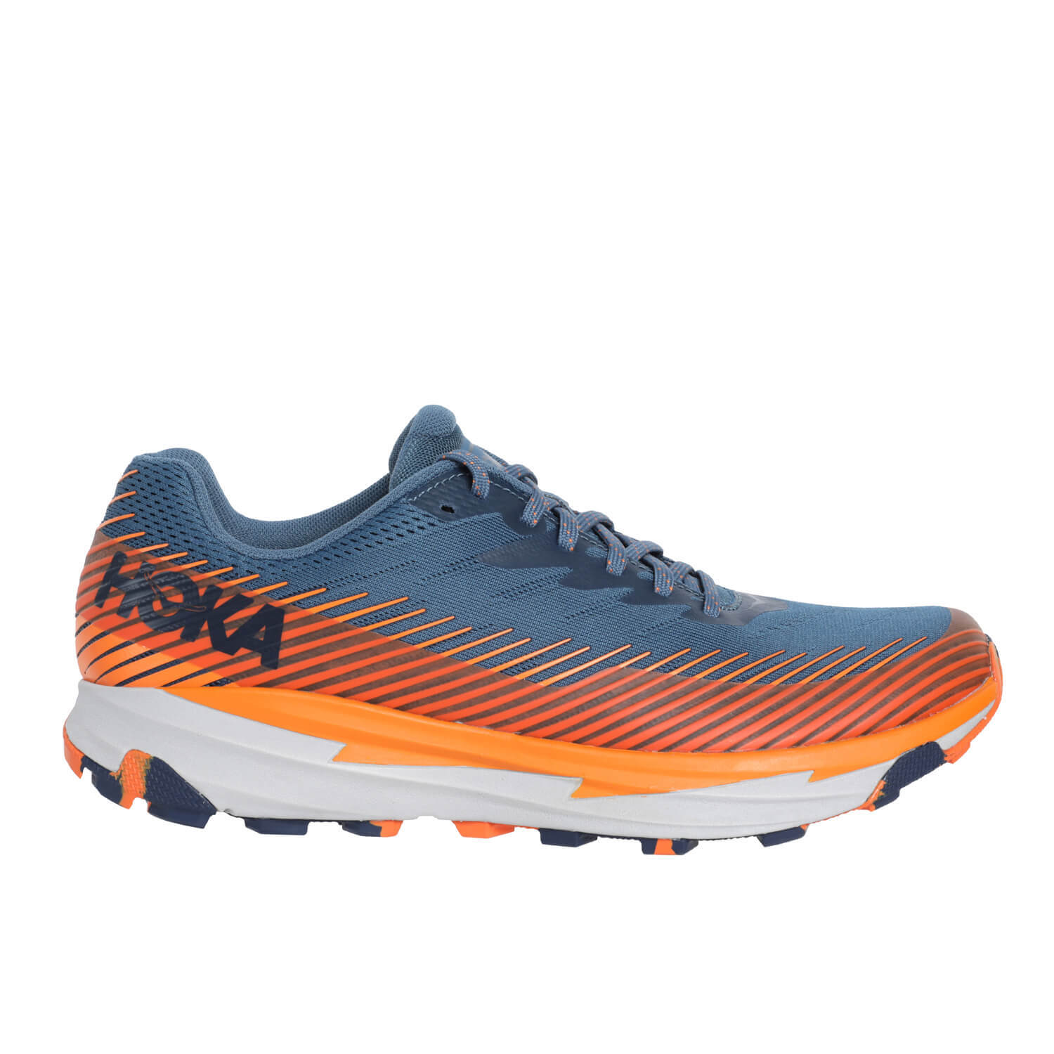 Мужские кроссовки для бега Hoka One One Torrent 2 синие-оранжевые