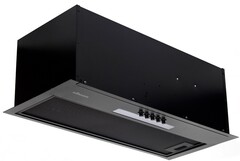 Вытяжка Konigin Level Full Black 50, встраиваемая, металл, 650 м³/ч, чёрная