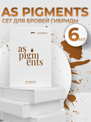 AS-Company AS PIGMENTS сет для бровей, гибриды 6 мл