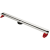 Berges Super Slim 091055 Желоб водосток 1000, хром глянец, S-сифон D50/105 H50 вертикальный