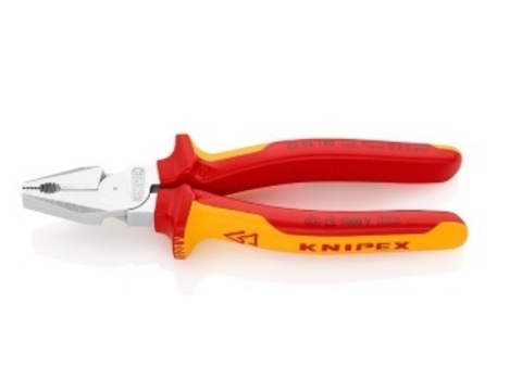 Плоскогубцы комбинированные силовые 1000 V KNIPEX KN-0206200, 200 мм