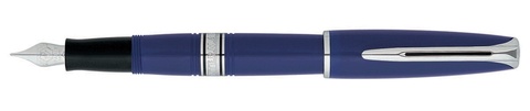 Ручка перьевая Waterman Charleston Navy Blue CT, F (S0701090)