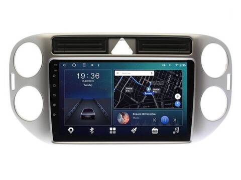 Магнитола для Volkswagen Tiguan (2008-2016) Android 11 3/32GB QLED DSP 4G модель CB-2056TS18