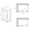Abber Schwarzer Diamant AG30170BMH-S80BM Душевой уголок, 170x80x195, цвет: чёрный