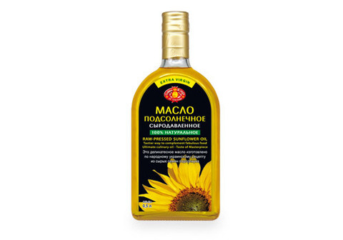 Масло подсолнечное сыродавленное, 500мл