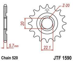 Звезда ведущая JTF1590 13