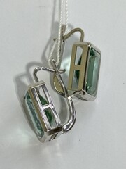 Багет  (серьги из серебра)
