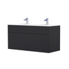 Am.Pm M50AFHX1203GM Inspire V2.0. База под раковину. подвесная. 120 см. 3 ящика. push-to-open. графит мато