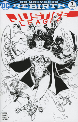 Justice League Vol 3 #1 (B&W Cover C)