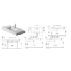 Duravit Vero 329100000 Раковина для мебели с перел., с 1 отв. под смес., 1050x490мм, цвет: Белый