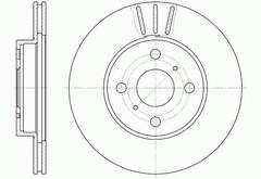 Диск тормозной вентилируемый G-brake  GR-02205
