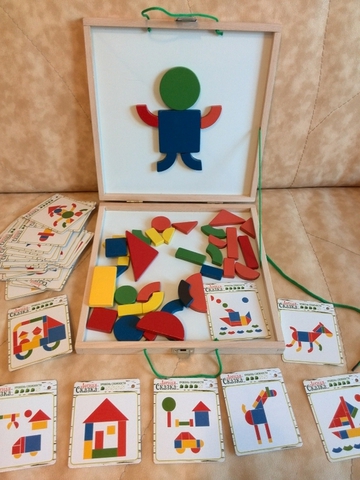 Игра «Мозаика магнитная в коробке» (2-х сторонняя)