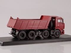 KAMAZ-6540 8x4 tipper early burgundy 1:43 Start Scale Models (SSM)