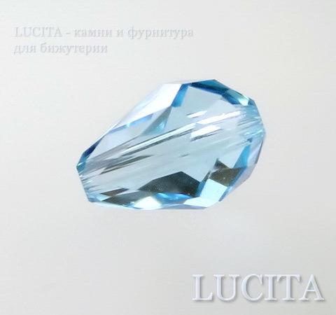 5500 Бусина - капля Сваровски Aquamarine 9х6 мм ()