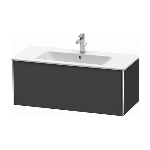 Duravit XSquare XS407304949 База под раковину 1010х478х400 мм, с 1 выдв ящик, цвет графит матовый (для 233610)