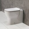 BelBagno BB127CB Унитаз приставной безободковый, P-trap, цвет: белый