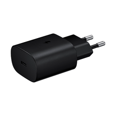 Сетевое зарядное устройство Samsung EP-TA800, USB-C + кабель Type-C, 25Вт, Black (Черный)