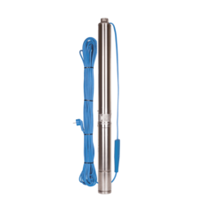 Скважинный насос AQUARIO ASP1E 27-75 с кабелем 15 метров