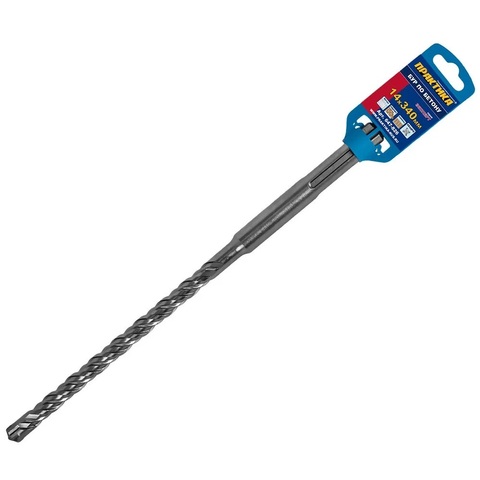 Бур SDS-MAX ПРАКТИКА 14 х 200/340 мм, КВАДРО, серия Эксперт, по бетону (647-826)
