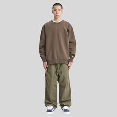 Свитшот Alpha Industries Essential Crewneck Espresso (Темно-Коричневый)