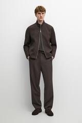 Massimo Dutti Брюки из 100% шерсти Cool Wool, коричневый